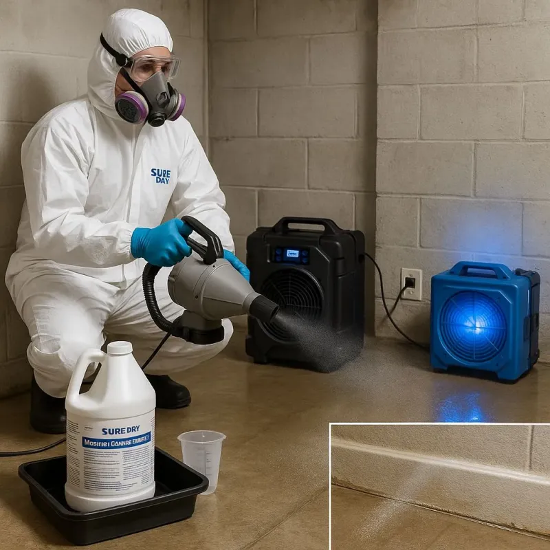 Sanitization and Odor Removal process in Rice County, KS