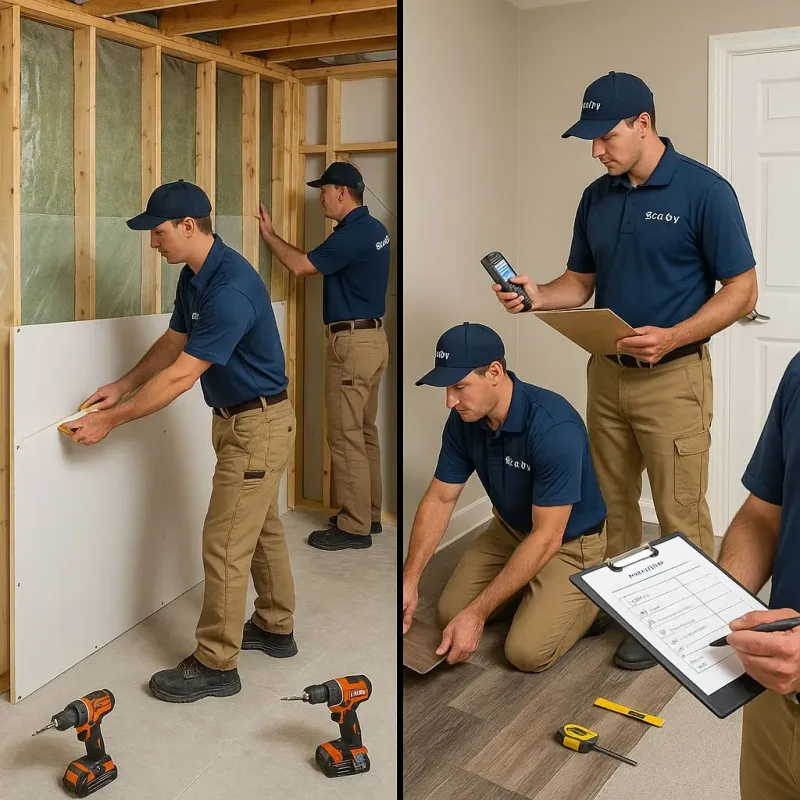 Repairs and Reconstruction process in Rice County, KS